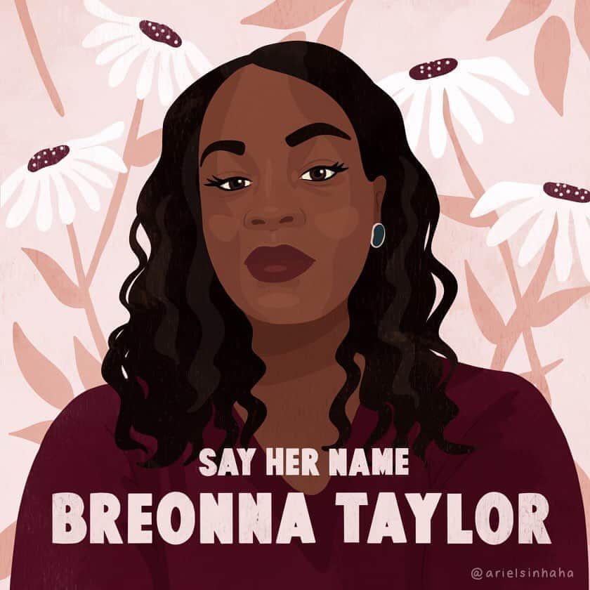 HEY VIOLETのインスタグラム：「happy birthday to breonna taylor who would’ve turned 27 today. we will continue to fight for you, breonna. we will continue to march to bring justice to your name, so you can rest easy, and the generations to come can live without fearing they will die because of the color of their skin. your story, george’s story, ahmaud’s story and so many others- they have brought change to a world that has lived in the dark for too long. and we hope to make you proud. rest in peace, you wonderful soul✨ #justiceforbreonnataylor」