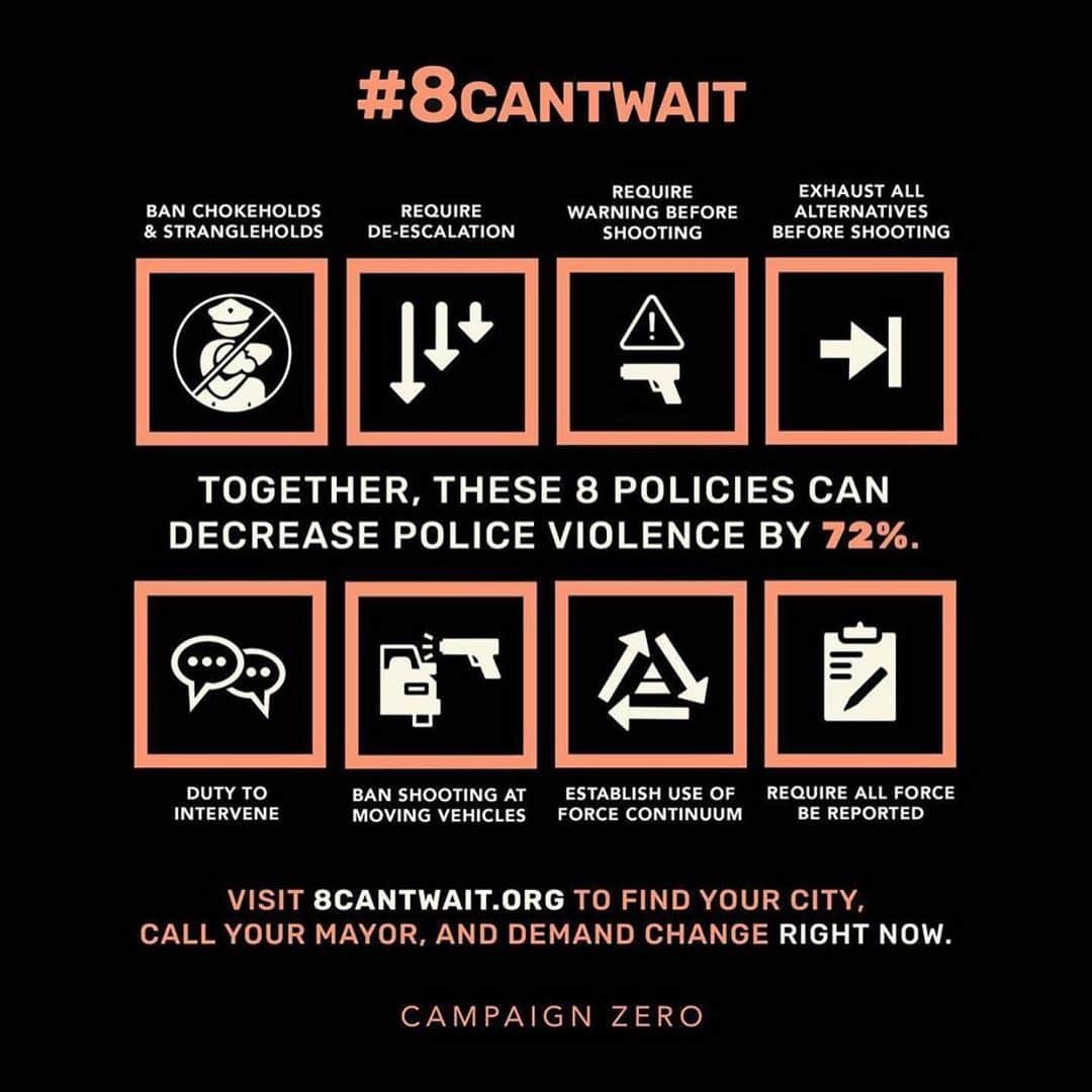 ゾーイ・サルダナさんのインスタグラム写真 - (ゾーイ・サルダナInstagram)「@campaignzero has launched #8CantWait, a list of 8 policies that, when combined, have the power to reduce police violence that results in death by up to 72%. YUP you read that right. 72%. The 8 policies are common sense and easy to understand ideas regarding use-of-force that will make our communities safer. I’m supporting #8CantWait, and I urge you to join me. Let’s flood the mayor’s offices across the country with clear demands that these policies be enacted immediately. We simply CANNOT wait — too much is at stake. These changes can be made RIGHT NOW. Your mayor has the power to change them immediately, but we have to use our voices and make the demand. Go to 8cantwait.org」6月6日 7時13分 - zoesaldana