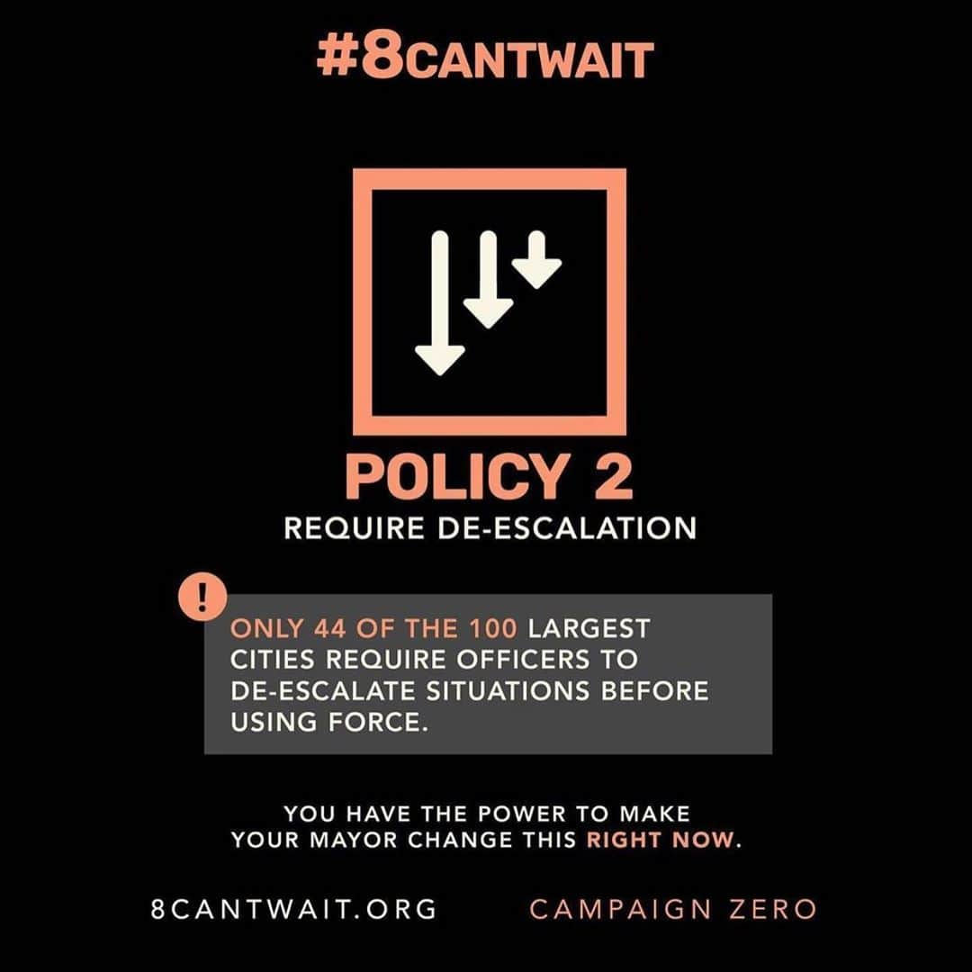 ゾーイ・サルダナさんのインスタグラム写真 - (ゾーイ・サルダナInstagram)「@campaignzero has launched #8CantWait, a list of 8 policies that, when combined, have the power to reduce police violence that results in death by up to 72%. YUP you read that right. 72%. The 8 policies are common sense and easy to understand ideas regarding use-of-force that will make our communities safer. I’m supporting #8CantWait, and I urge you to join me. Let’s flood the mayor’s offices across the country with clear demands that these policies be enacted immediately. We simply CANNOT wait — too much is at stake. These changes can be made RIGHT NOW. Your mayor has the power to change them immediately, but we have to use our voices and make the demand. Go to 8cantwait.org」6月6日 7時13分 - zoesaldana