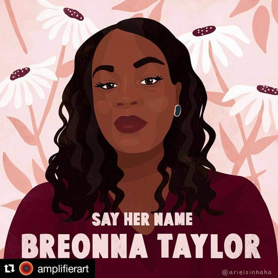 Cory Richardsさんのインスタグラム写真 - (Cory RichardsInstagram)「#Repost @amplifierart ・・・ Today would have been Breonna’s 27th birthday. In the middle of the night on March 13, Breonna Taylor, a 26-year-old EMT, was senselessly killed in her own home by police as they looked for someone who didn’t live at her address and who had already been arrested. Breonna was a hero in her community, serving as an essential worker on the front lines of the pandemic. Still no arrests have been made. Visit fightforbreonna.org to join a people powered movement uniting for justice. Rest in power, Breonna. Artwork by @arielsinhaha  #breonnataylor #justiceforbreonnataylor #blacklivesmatter #justiceforbreonna #supportblackwomen」6月6日 7時33分 - coryrichards