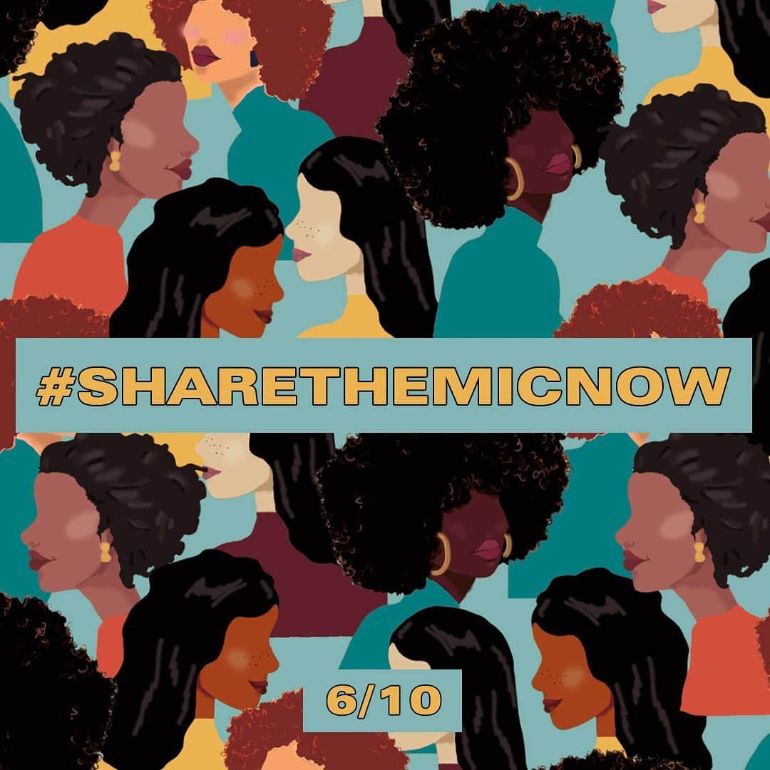 ブリー・ラーソンのインスタグラム：「On Wednesday, June 10, I will #SharetheMicNow with another voice. Listen up. 👂🏿👂🏾👂🏽👂🏼👂🏻 image by @missmoultrie」