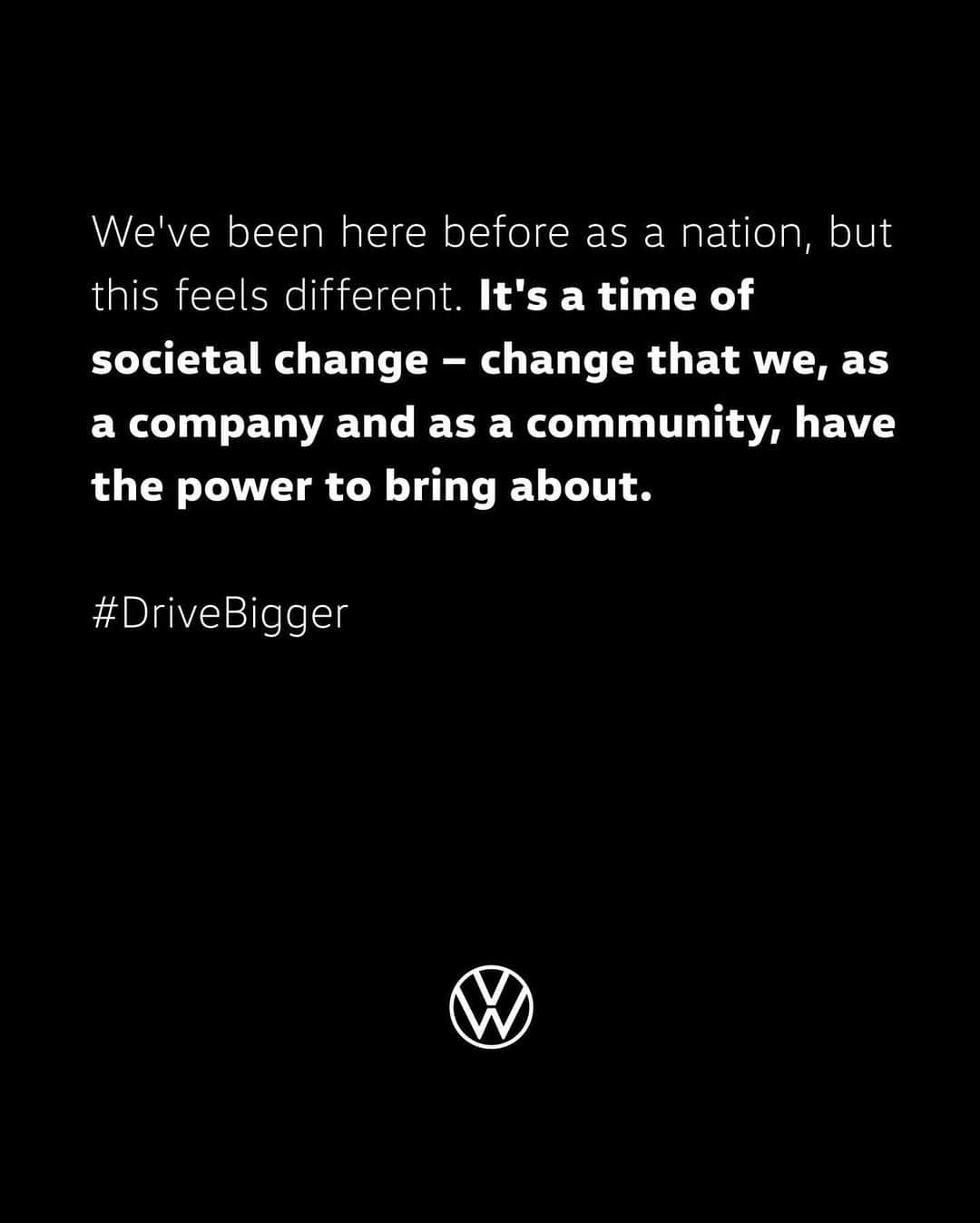Volkswagen USAさんのインスタグラム写真 - (Volkswagen USAInstagram)「Black Lives Matter」6月6日 9時18分 - vw