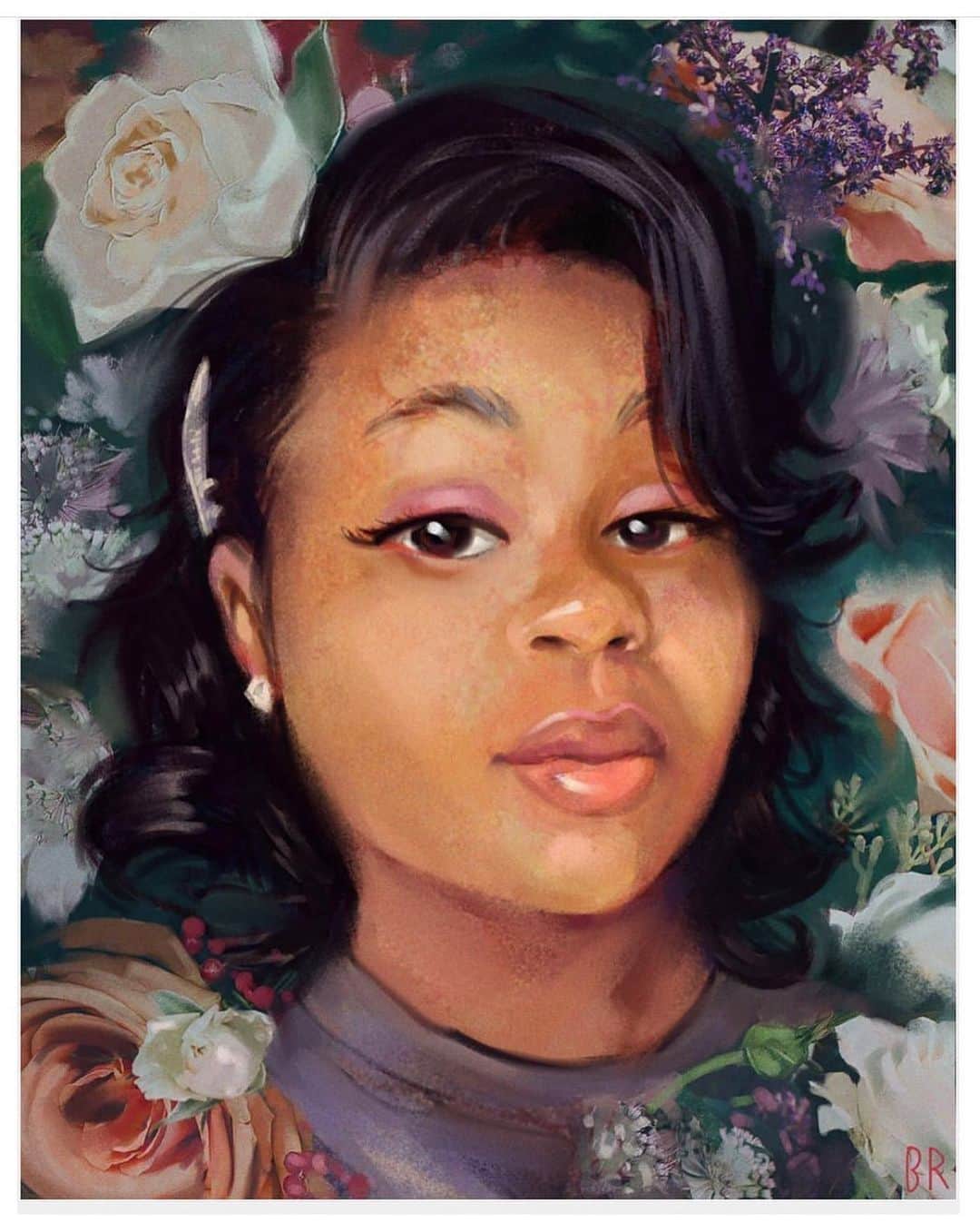 エリザベス・ロドリゲスのインスタグラム：「Breonna Taylor #sayhername #blacklivesmatter 🖤🖤🖤」