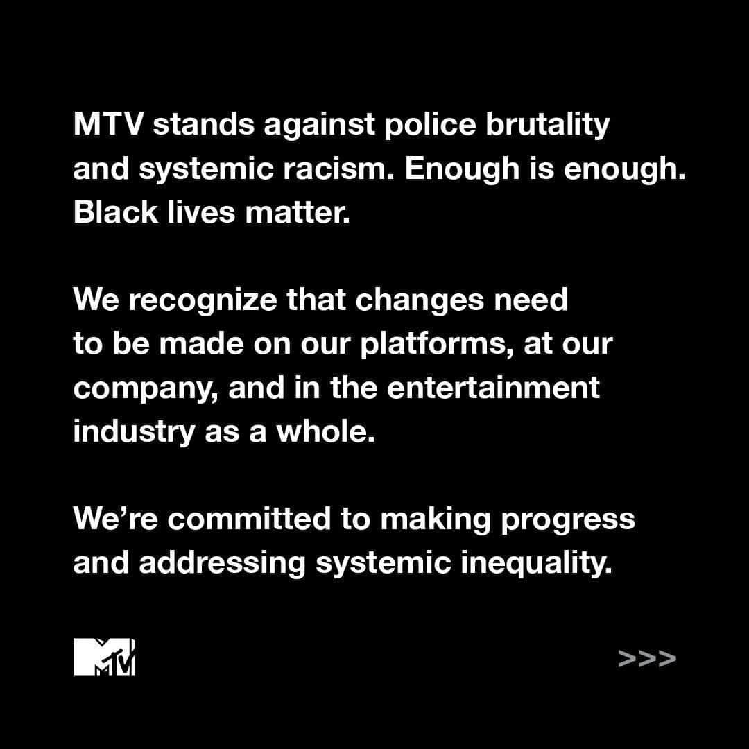 MTVさんのインスタグラム写真 - (MTVInstagram)「#BlackLivesMatter」6月6日 10時00分 - mtv