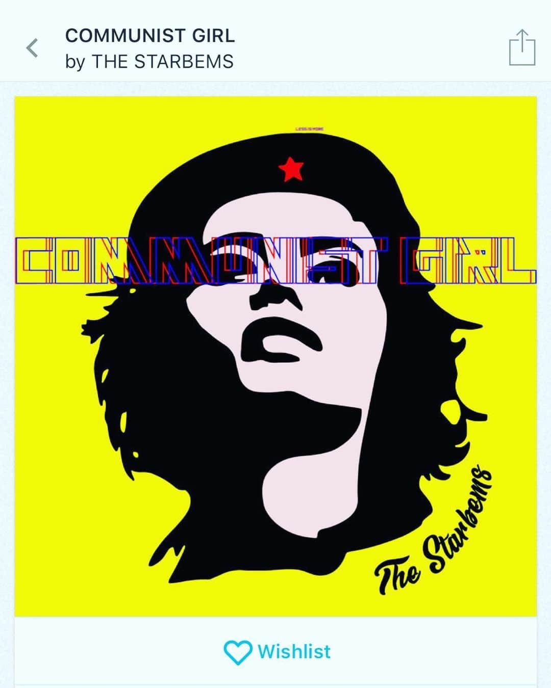 のインスタグラム：「"bandcamp Friday" now✨  #new #DigitalSingle #Lets #Stay #Listening #Playing #Making #Music #Forever #and #StayPunkForever #with #bandcamp #TheStarbems  http://thestarbems.bandcamp.com/album/communist-girl」