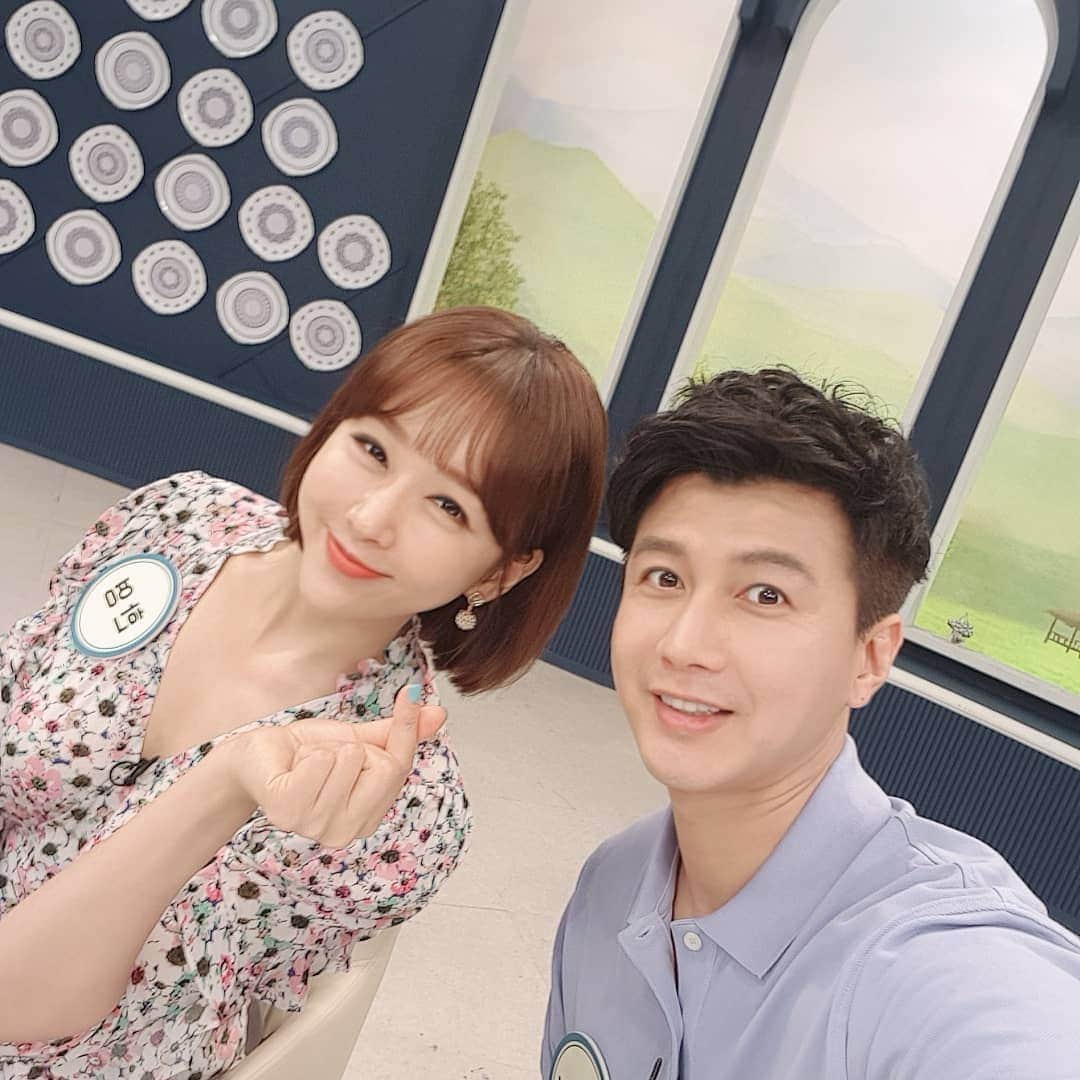 ハニョンさんのインスタグラム写真 - (ハニョンInstagram)「#알토란 녹화중#김승현#유지인선생님#왕종근선생님#김지민#요리배워가기#재밌는녹화^^」6月6日 19時49分 - han_young123