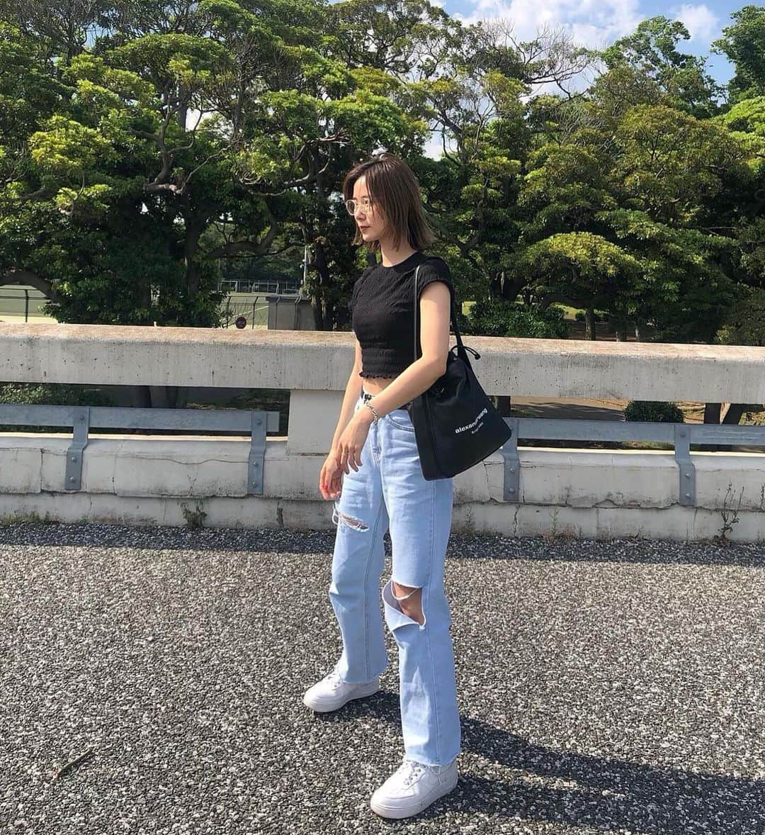 朝日奈央さんのインスタグラム写真 - (朝日奈央Instagram)「#あさひ私服　🙂♡ ・ ・ #cordinate#コーデ#コーディネート #fashion#ファッション#私服#私服コーデ」6月6日 21時03分 - pop_step_asahi