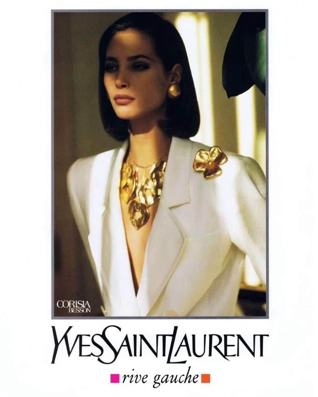 Abby Chenのインスタグラム：「Vintage YSL 80-90s 分享出來給你們一起提升審美 Loveeeee🥺❤️」
