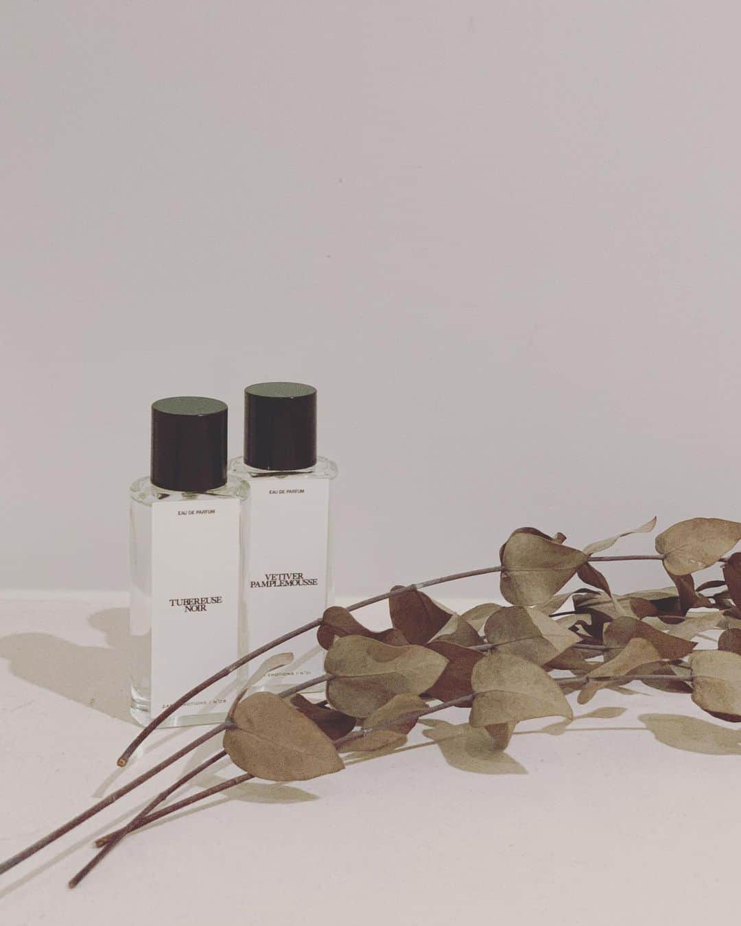 のインスタグラム：「New Fragrance🕊🍃 . . . ZARAとJo Maloneのコラボによるフレグランスがとっても良い香り🌿軽いつけ心地なので、2種類の香りを混ぜて使うのもいい。  私は Vetiver Pamplemousse(グレープフルーツ/マンダリン/ベチバー)と、Tubereuse Noir(イランイラン/チューベローズ/サンダルウッド)をミックスさせて愛用中🤍  ルームスプレーとしても香りが強くないのでおすすめ🍃🍃 . . . . . @zara  @jolovesofficial  #zaraemotions」