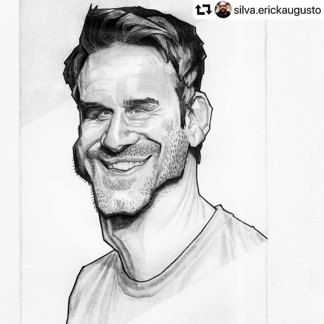 エディ・マクリントックさんのインスタグラム写真 - (エディ・マクリントックInstagram)「#repost @silva.erickaugusto ・・・ Done! 🙏🏽 @eddiemcclintock, who i’ll always remember for playing #cliffordburnett, the handsome patient who #phoebe met at the hospital when #rachel was giving birth to #emma. i hope you like it!  #art #drawing #pencildrawing #graphitepencildrawing #realisticdrawing #pencilacademy #caricature #eddiemcclintock #handsome #friends #hotmen #arte #desenho #desenhoalapis #desenhorealista #caricatura #bestoftheday #picoftheday」6月6日 13時51分 - eddiemcclintock