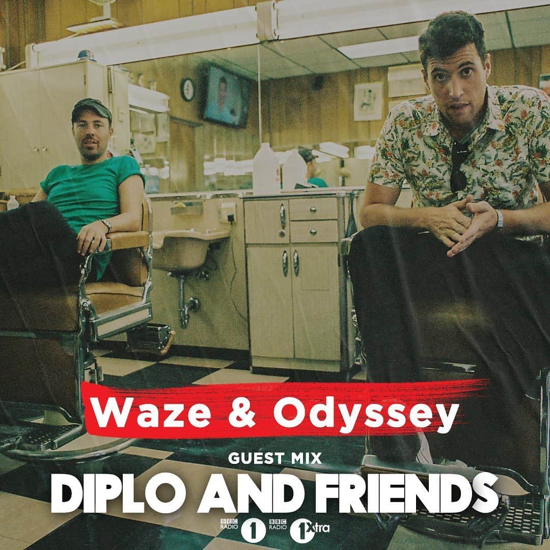 Waze & Odysseyさんのインスタグラム写真 - (Waze & OdysseyInstagram)「Tomorrow night. @bbcradio1 @diplo 60 mins of W&O past and present.」6月6日 14時07分 - sergesantiagodj