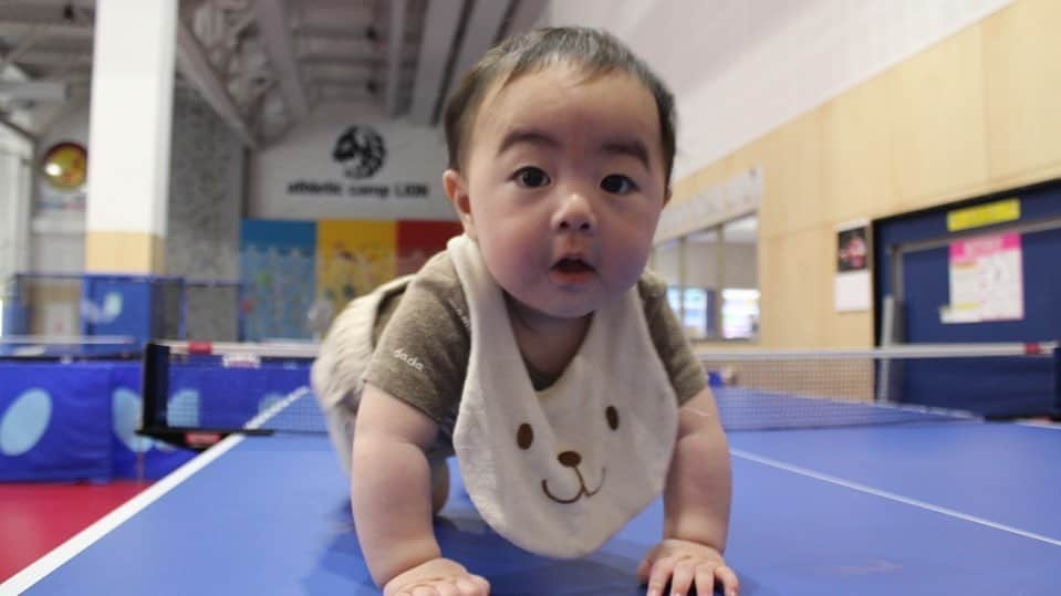 岸川聖也さんのインスタグラム写真 - (岸川聖也Instagram)「初めての卓球👶🏻🏓 #卓球 #Tabletennis #息子 #son」6月6日 15時38分 - seiyakishikawa