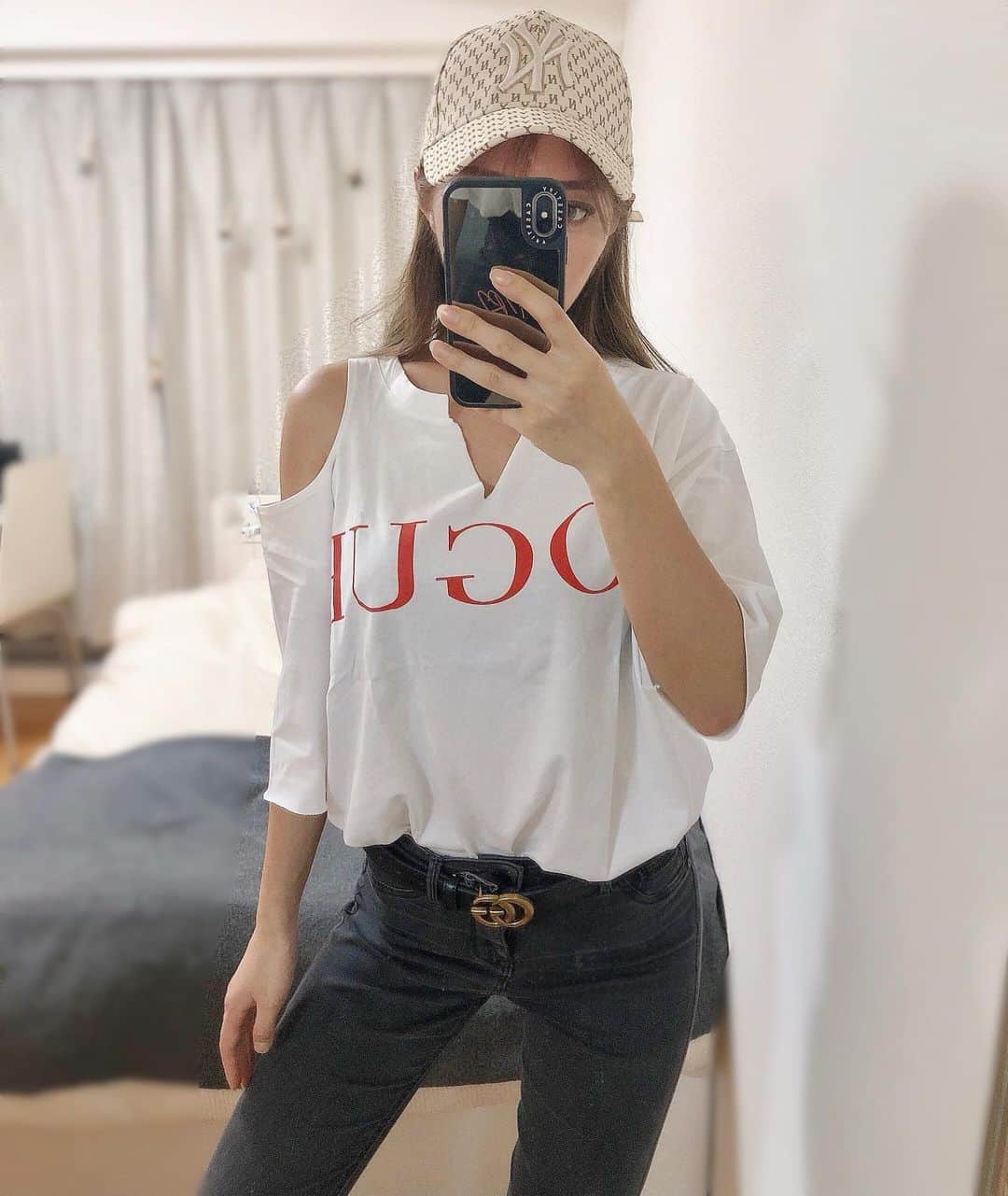 のインスタグラム：「topsもcapもかわい🧸♥️」