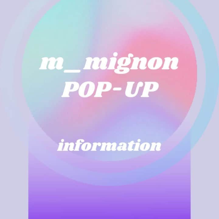 おもてちゃんのインスタグラム：「. m_mignonポップアップストアの今後の全国の予定です。 ⚠️ ですが、今後の新型コロナウィルスの感染拡大状況により、直前でも本企画の延期の可能性がございますことを何卒ご了承ください。 . 札幌 6/19(金) 14:00~18:00 6/20(土) 11:00~18:00 6/21(日) 11:00~18:00 会場：ノルベサ NORBESA 4階 住所：北海道札幌市中央区南3条西5丁目1-1 . 名古屋 6/26(金) 14:00~18:00 6/27(土) 11:00~18:00 6/28(日) 11:00~18:00 会場：サカエサウススクエア 3階 住所：愛知県名古屋市中央区栄3-25-39 . 大阪 7/10(金) 14:00~18:00 7/11(土) 11:00~18:00 7/12(日) 11:00~18:00 会場：大丸ホワイトアベニュー B1F 住所：大阪府中央区西心斎橋1-3-3 ホテル日航ビル . 東京 7/23(祝) 14:00~18:00 7/24(祝) 11:00~18:00 7/25(土) 11:00~18:00 7/26(日) 11:00~18:00 会場：Le ciel bleu 3階 住所：東京都目黒区自由が丘2-8-8 . . ⚠️新型コロナウィルス感染拡大予防にご協力下さい。 . ①ご来場者様におかれましては、必ずマスクの着用をお願いします。マスク未着用の方にお かれましては、ご入場をお控え頂きます。 ②店内の密を避けるため、基本的にご来場順に順次、皆様をご案内させて頂きます。ご来場 者様多数の場合は、整理券をお配りした上で、順次、ご入店頂きます。 ③ご来場時、スタッフが非接触型体温計にてご来場者様を検温させて頂きます。発熱及び体 調不良の方は、ご入場をお控え頂きます。 ④ご来場時、会場入り口に備え付けのアルコール消毒液による手の消毒をお願いします。  ⑤1時間に2回を目途に屋内の換気を致しますので、ご了承ください。」