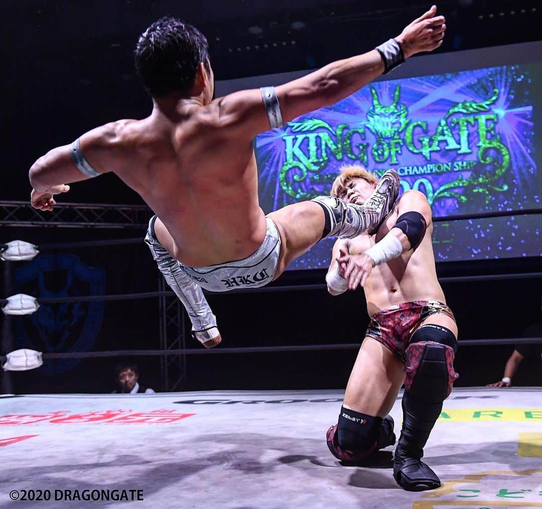 土井成樹のインスタグラム：「リベンジ！ いざ決勝へ！ #kingofgate2020  #dragongate #闘龍門  #無観客試合」