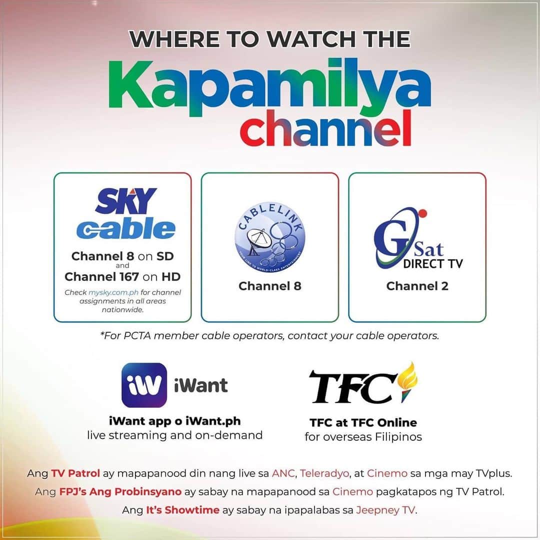 のインスタグラム：「Excited ka na bang mapanood muli ang mga paborito mong shows sa Kapamilya Channel? Here’s what you need to know! #KapamilyaChannel」