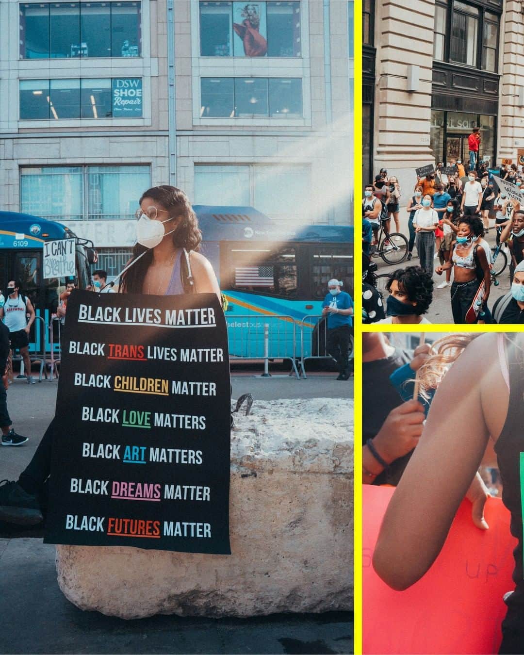MTVさんのインスタグラム写真 - (MTVInstagram)「"He deserved life." A look at this week's #BlackLivesMatter protests in New York, photographed and compiled by @aaronisnotcool. This movement is inclusive, essential, community-building and peaceful, and it welcomes your involvement.」6月7日 1時03分 - mtv