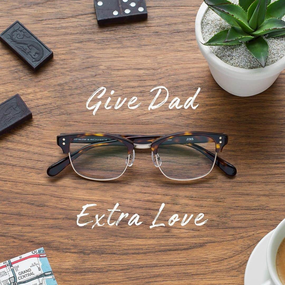 JINSさんのインスタグラム写真 - (JINSInstagram)「Give Dad some extra love this upcoming Father’s Day. We're upping our holiday discount to 15% Off. ➡️ Save 15% now through June 21st. Use DADSDAY15 at jins.com . . 👓 Glasses featured: Classic U126」6月7日 2時35分 - jins.usa
