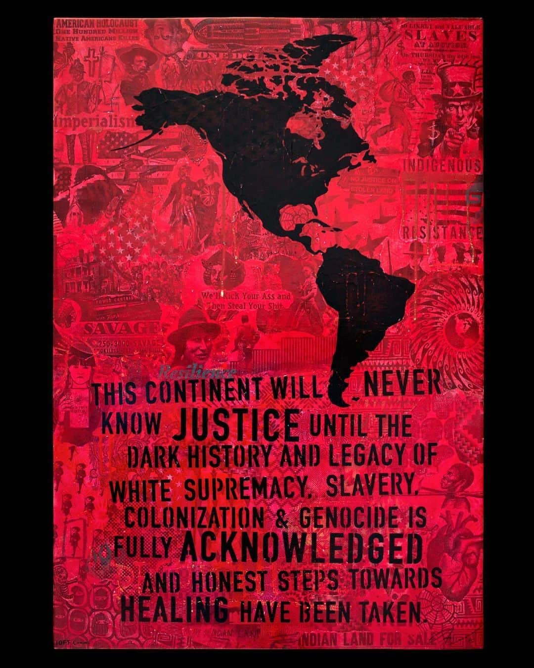 ウィルマー・バルデラマのインスタグラム：「It’s not a question of “when” anymore, it’s a question of “what steps” will you make?  Art by @ernestoyerena  Follow our Org @iwillharness to find the many ways you can join organizers and community leaders on our road to change.」