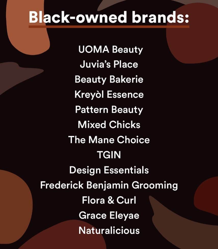 ULTA Beautyさんのインスタグラム写真 - (ULTA BeautyInstagram)「Black is beautiful. 🖤✨ Several of you asked us to post our list of Black-owned brands in feed. Check out our #BLM highlight for more! #ultabeauty」6月7日 4時49分 - ultabeauty