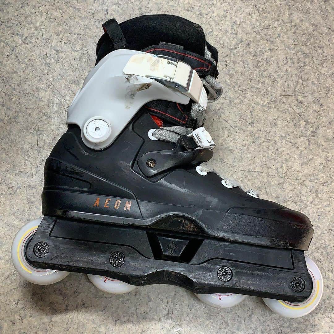 安床武士のインスタグラム：「@undercoverwheels #undercoverapex 68mm. New boost🚀 アルミコアウィールでハーフパイプやボウルセクション…楽しみ！ @usdskates  @goodskates_inc」