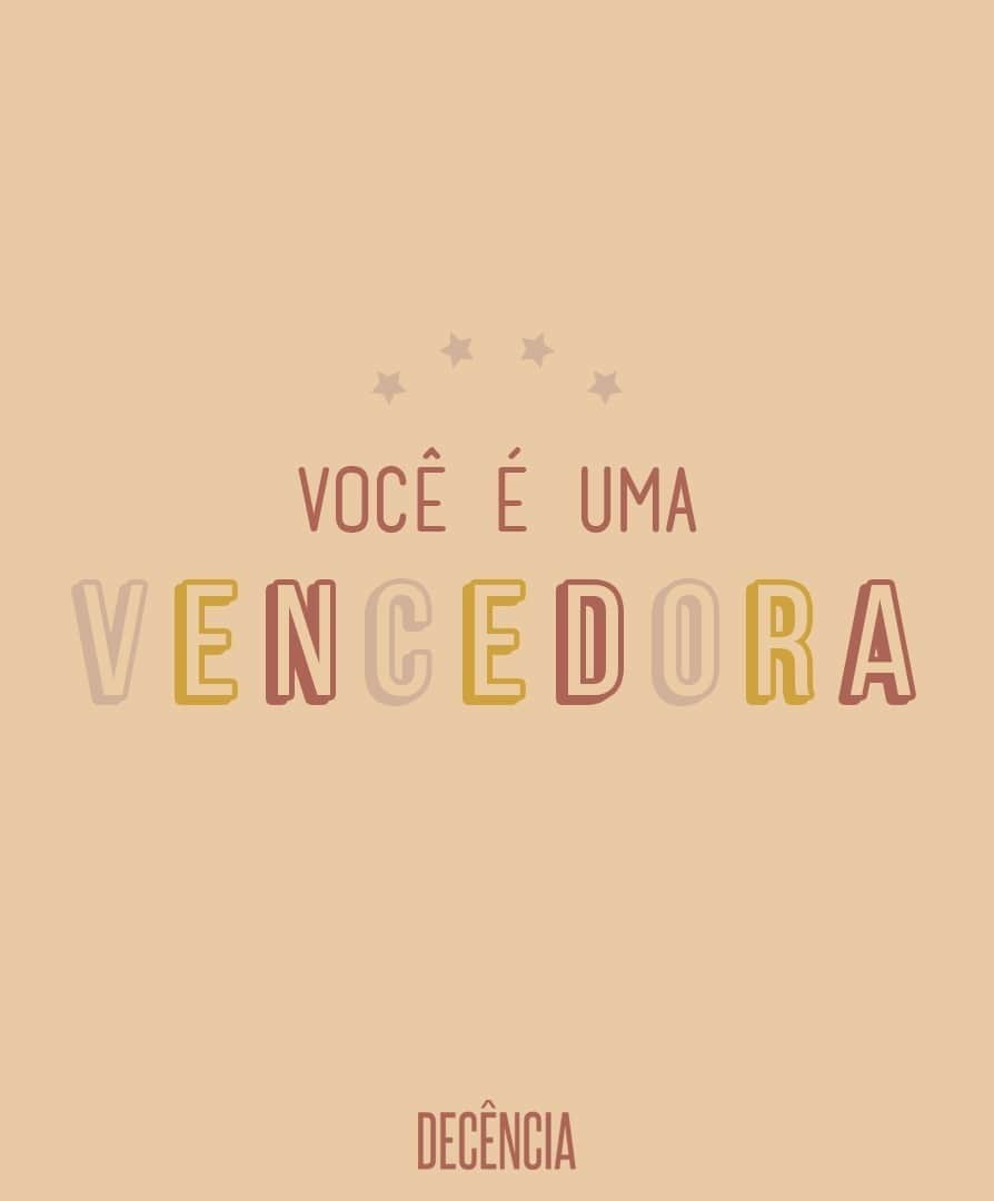 DECÊNCIAさんのインスタグラム写真 - (DECÊNCIAInstagram)「Ei você que está lendo este post: você é uma vencedora! Em tempos de tantas cobranças em termos de produtividade, é preciso leveza e confiança. Que tal aproveitar para descansar, se inspirar e se reconectar consigo? Tudo bem não estar fazendo de tudo. Tudo o que você já faz, já entrega o seu melhor! #inspiração #pensamentododia #frasedodia #quotes」6月7日 9時01分 - dcn.decencia