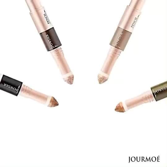 ジュールモエのインスタグラム：「﻿ JOURMOEのアイシャドウは4色展開。﻿ ﻿ ﻿ いつもと違うカラーに挑戦してみてはいかがですか？﻿ ﻿ ﻿ いつものメイクにはもちろん、1本持ち歩くだけでメイク直しが簡単にできます！﻿ ﻿ ﻿ ﻿ #ジュールモエ#JOURMOE #アイライナー#いつどこアイメイク#コスメ#時短メイク#cosme#アイシャドウ#アイペンシル」