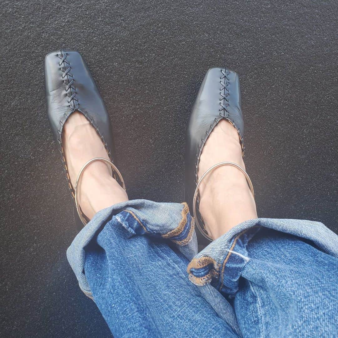 山田優さんのインスタグラム写真 - (山田優Instagram)「Today's Shoes.  今日もお気に入りの♡♡♡ #shoes → #jilsander  @jilsander  #denim → #zara @zara」6月7日 9時35分 - yu_yamada_