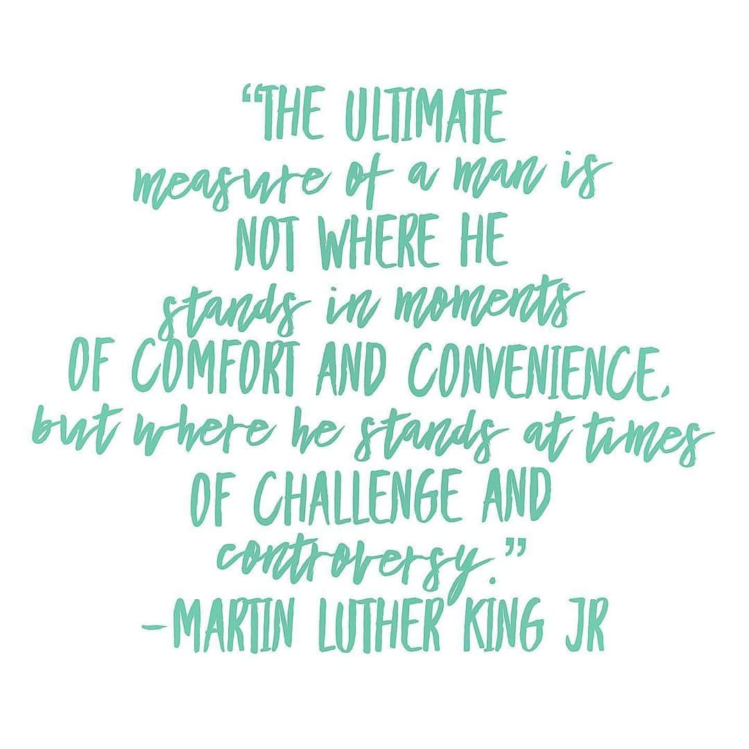 ブリアンナ・ブラウンさんのインスタグラム写真 - (ブリアンナ・ブラウンInstagram)「“The ultimate measure of a man is not where he stands in moments of comfort and convenience, but where he stands at times of challenge and controversy.” -Martin Luther King Jr.」6月7日 10時33分 - briannabrownkeen