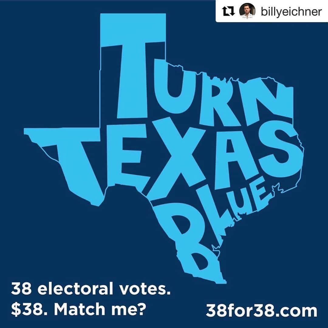 マット・ボマーさんのインスタグラム写真 - (マット・ボマーInstagram)「Help out my home state y’all! This can actually happen with your help. Donate at 38for38.com (link in bio) to #turnTexasblue ! This is a once in a generation victory we can earn together. With your support we can help over 2 million Texans register to vote and mail 1.5 million vote by mail forms. The polls are tied, and Trump can’t win without the biggest battleground state. So please join the movement today. Link in bio!」6月7日 12時50分 - mattbomer