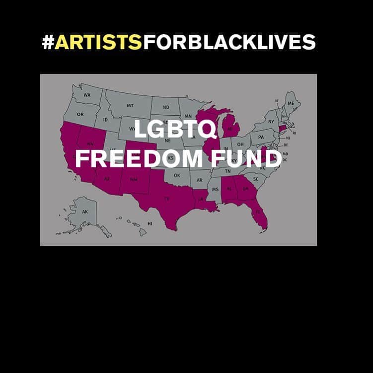 ミシェル・ブランチさんのインスタグラム写真 - (ミシェル・ブランチInstagram)「Black LGTBQ people face far greater risk of incarceration and experiencing violence while in jail. #LGBTQFREEDOMFUND is a Black- owned bail fund prioritizing the safety of those most at risk. Link in bio or swipe in my story to donate xx #ARTISTSFORBLACKLIVES 🌈 🖤」6月7日 23時54分 - michellebranch