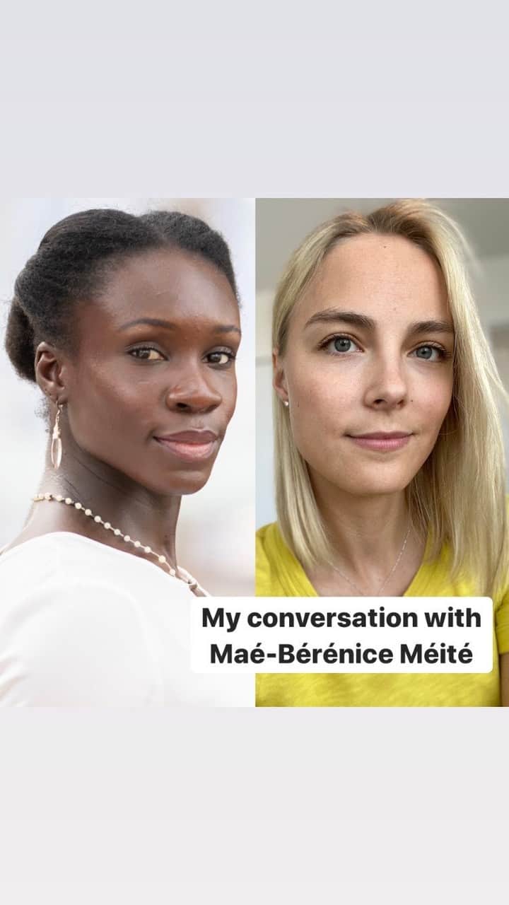 キーラ・コルピのインスタグラム：「Honored to have had this enlightening and important conversation with @mae_meite. Merci merci merci!!! 🖤🖤🖤 #figureskatersforfreedom #figureskatersforjustice #blacklivesmatter  @diversify_ice @figureskatinginharlem  @usfigureskating @isufigureskating @ffsportsdeglace @skatingfinland」