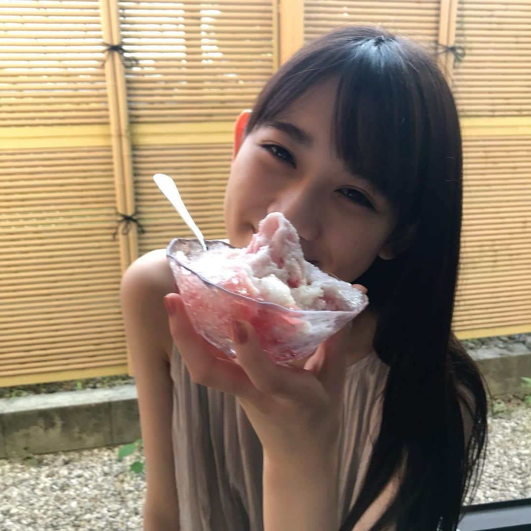 秋本帆華さんのインスタグラム写真 - (秋本帆華Instagram)「めっちゃ暑いね〜🍧😋🍧」6月7日 16時57分 - honoka_akimoto_official