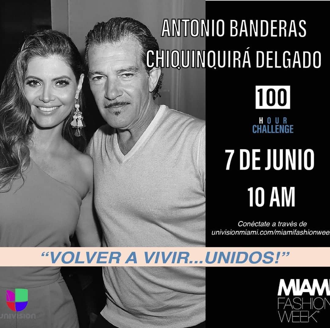 アントニオ・バンデラスさんのインスタグラム写真 - (アントニオ・バンデラスInstagram)「Nos vemos hoy nuevamente en el Live de #miamifashionweek con la entrevista de @chiqui_delgado. 10H de Miami, 16H hora española. 👉 bit.ly/MiaFWlive  _____  #MIAFWVolverAVivir #FundacionLatinGRAMMY @univision @univision23 @MiamiFashionWeek @latingrammyfdn」6月7日 19時55分 - antoniobanderas