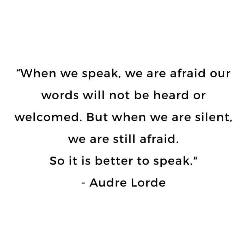 エドガー・ラミレスさんのインスタグラム写真 - (エドガー・ラミレスInstagram)「“Cuando hablamos, tememos que nuestras palabras no sean escuchadas ni bienvenidas. Pero cuando permanecemos en silencio, todavía tenemos miedo. Por eso es mejor hablar ". - Audre Lorde [ vía @ava ] #blacklivesmatter」6月7日 19時59分 - edgarramirez25