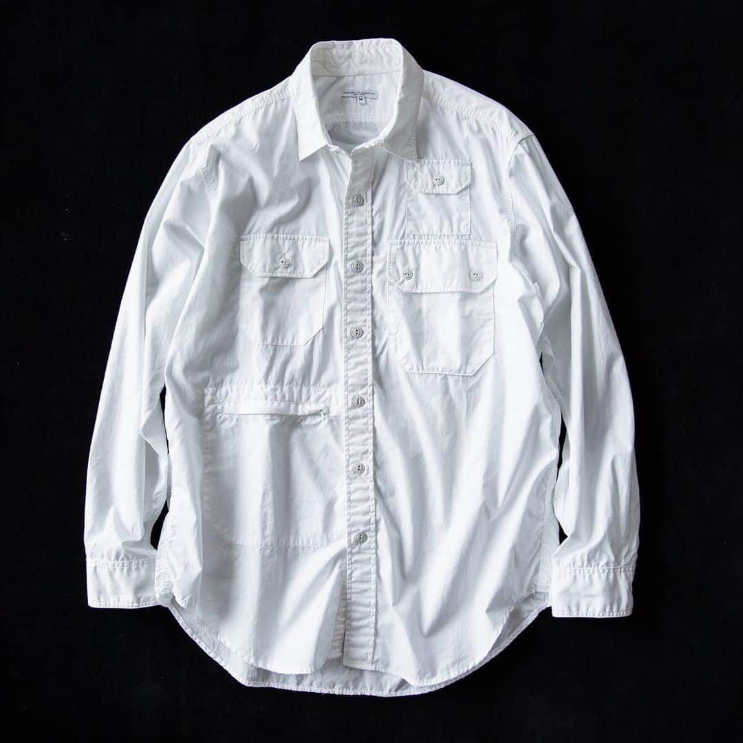 ビームスさんのインスタグラム写真 - (ビームスInstagram)「"New Work Shirt" Engineered Garments for Pilgrim Surf+Supply "ハイブリッドなワークシャツ"をコンセプトに、＜Engineered Garments＞らしい解釈でデザインされた＜Pilgrim Surf+Supply＞のエクスクルーシブモデル ・アウトドアブランドのシャツに見られるジッパーポケットやグログランテープのロッカーループ ・ワークシャツに見られるトリプルステッチやポケットの形状 ・ミリタリーユニフォームに見られるユニークな襟のディテール  スマートな印象ながらも、実用性に富んだアイテムです --- info --- 「ピルグリム サーフ＋サプライ 京都」 6/11 NEW OPEN !  #pilgrimsurfsupply #ピルグリムサーフサプライ #beams #ビームス #engineeredgarmetnts #エンジニアドガーメンツ #シャツ」6月7日 20時31分 - beams_official