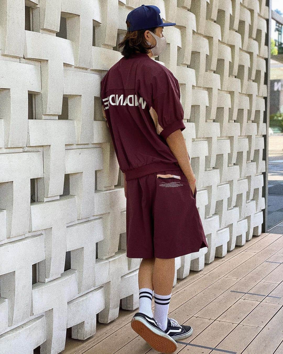 柴田翔平のインスタグラム：「やっと！@windandsea_wear が届いた✌️ セットアップあまり持ってなかったから嬉しい！ 息子も🤙🏽」