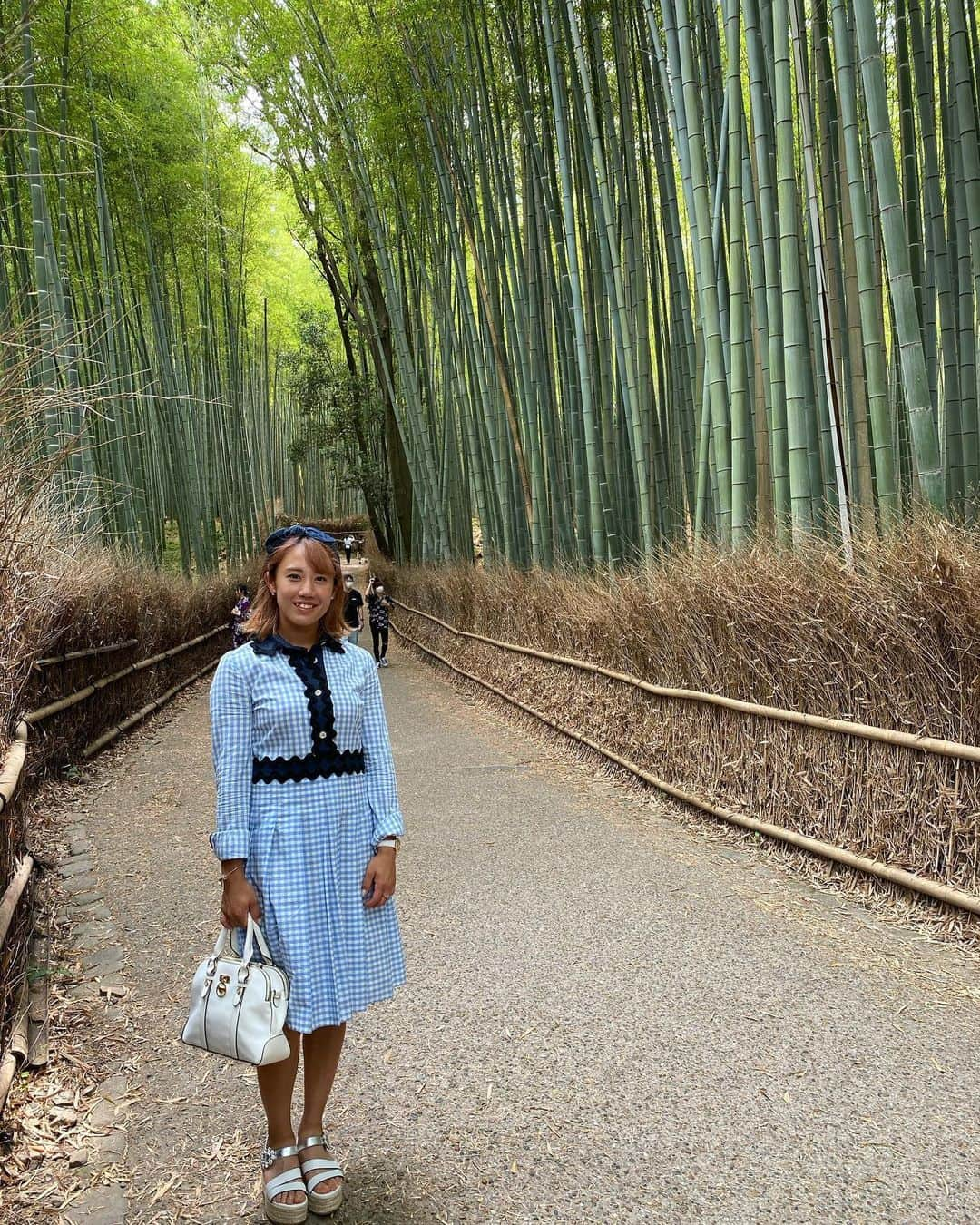 加藤未唯さんのインスタグラム写真 - (加藤未唯Instagram)「竹林の道🌲💚 #嵐山 #京都 #竹林 #竹林の道 #竹 #bamboo #bambooforest #kyoto」6月7日 21時16分 - miyukato1121