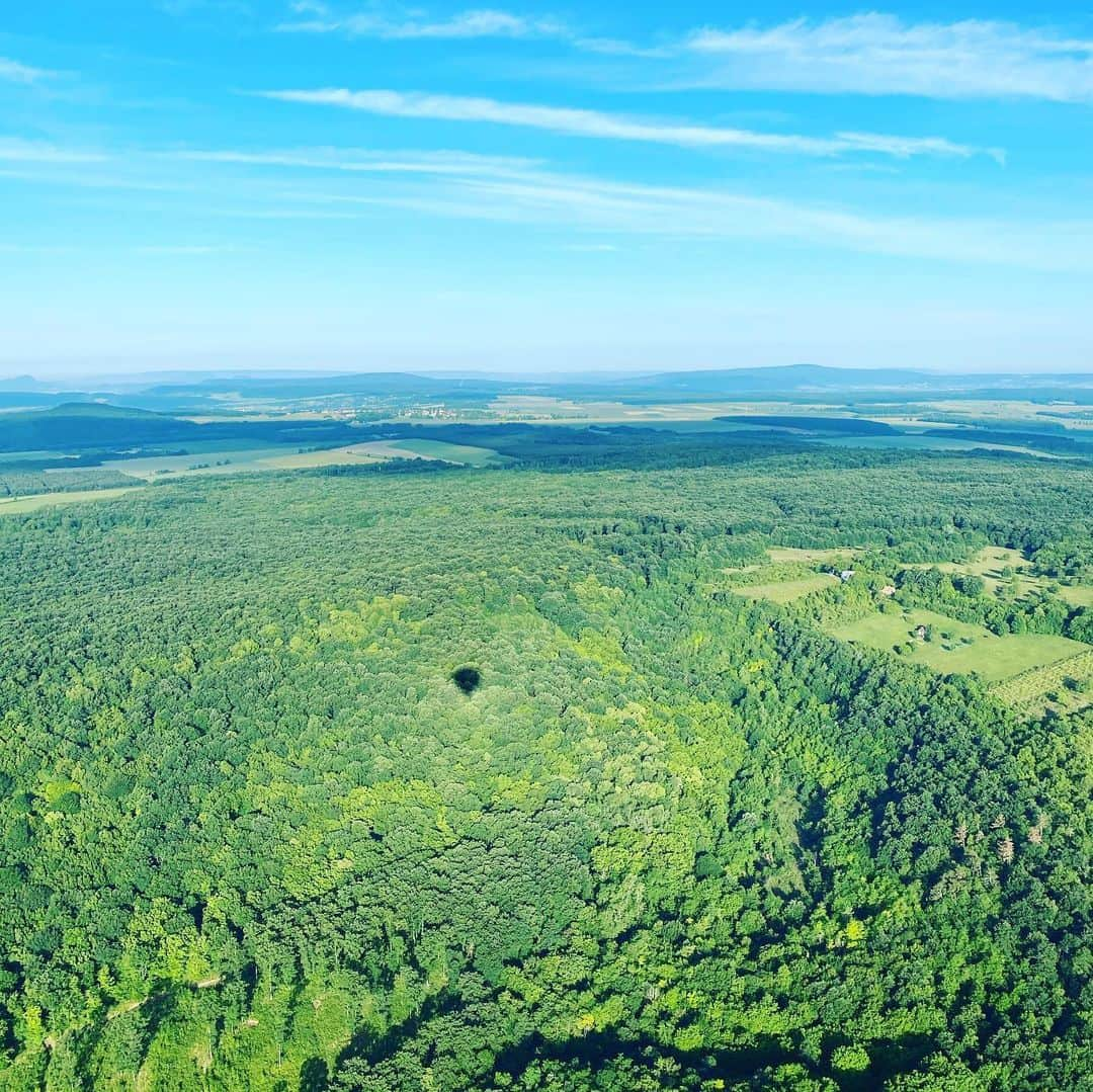 アンドレア・オズヴァルトさんのインスタグラム写真 - (アンドレア・オズヴァルトInstagram)「Never seen the #Balaton like that before! 😍😍😍#myday #sundayfunday #holiday #hotbaloon #experience #neverforget #hotairballoon #mongolfiera #hőlégballon #bakancslista #bucketlist」6月7日 21時33分 - andreaosvart