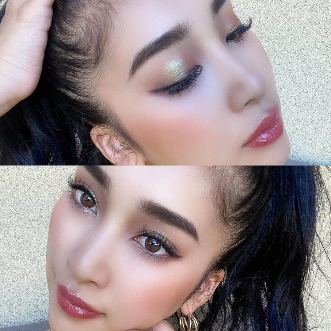 坂本マリアさんのインスタグラム写真 - (坂本マリアInstagram)「緑の偏光パールちゃん🤢💚 @maccosmeticsjapan のダズルアイシャドウ 🤫✨これ塗ってると、めっちゃメイク褒められる😆✨ #マリアメイク　#アイメイク　#メイク　#メイクアップ　#美意識　#美容　#メイク好き　#アイブロウ　#アイシャドウ  #偏光パール　#マツエク　#裸眼メイク　#ハーフメイク　#ダズルシャドウ #外国人風　#makeup #makeuplover #japan_of_insta #followme」6月7日 22時17分 - sakamoto_maria