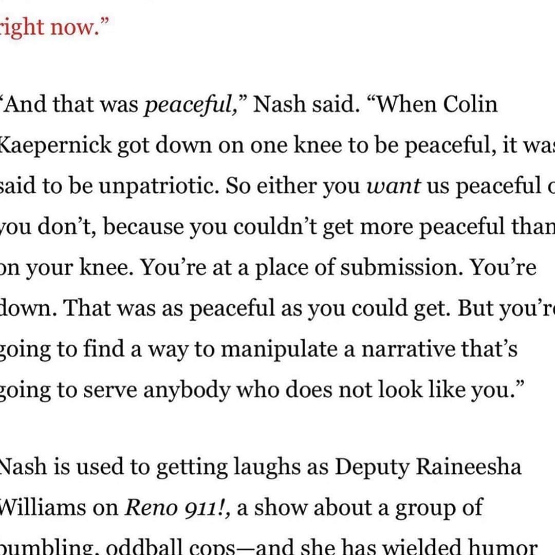 ディーン・ノリスのインスタグラム：「My cast mate @niecynash1 captures and explains this moment and #blacklivesmatter with heart and eloquence better than anything I’ve read seen or heard. Open your hearts open your mind and you can begin to understand」