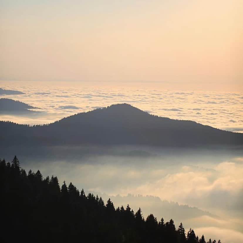 ウー ヨン ミのインスタグラム：「one the clouds..」