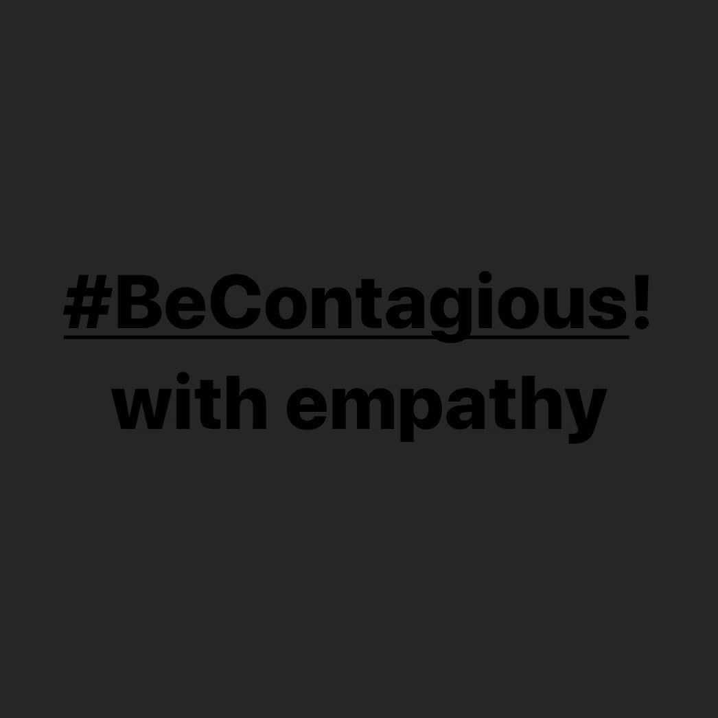 ヴィクター・ウッテンのインスタグラム：「#BeContagious! with empathy」