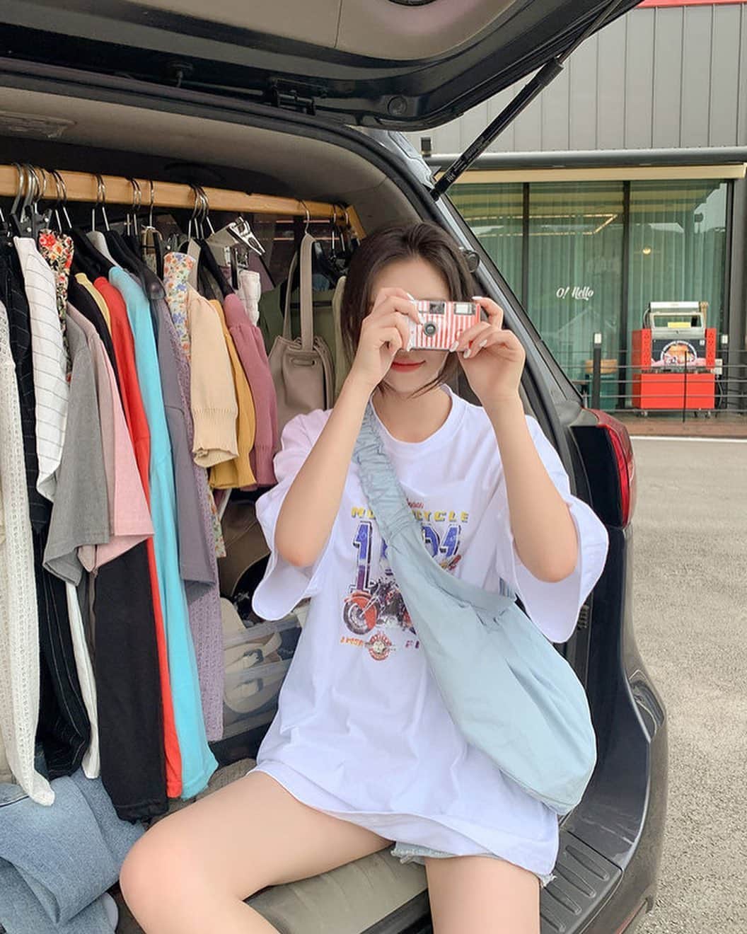 Chuuのインスタグラム：「빈티지한 느낌이 나는 프린팅 티셔츠 업뎃되었어요!🏖✨」