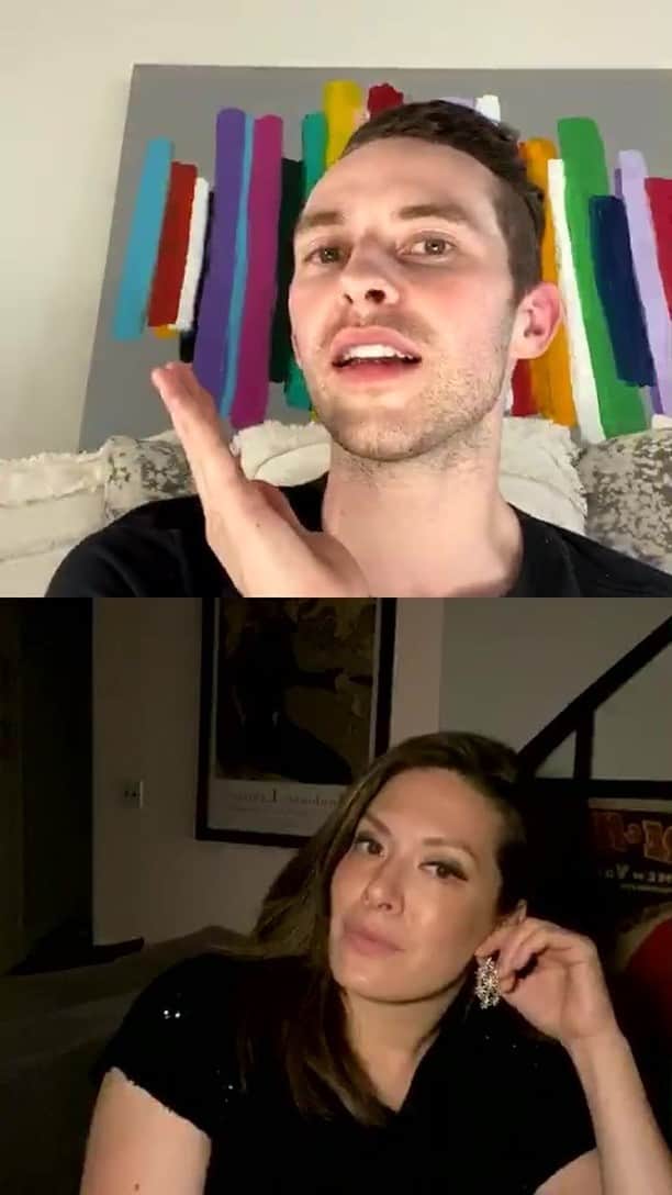 のインスタグラム：「Hi everyone! We are back! @michcoll and I decided it was time to catch up and we had a lot to say. I really wanted to chat about everything going on in pop culture and the entire world. That being said we stand with and love our friends and followers who are out and making a difference right now. Keep it up. Black lives matter.」