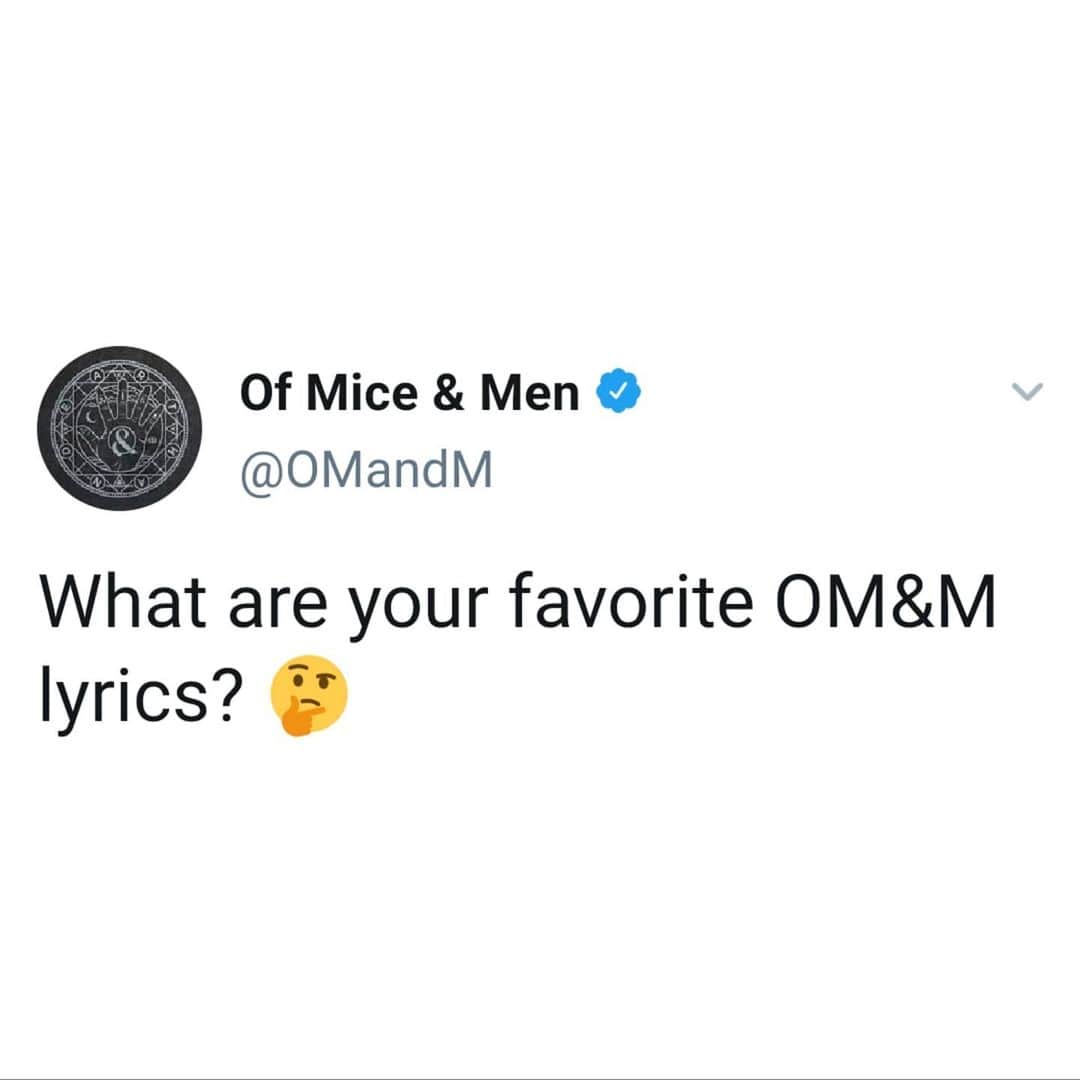 Of Mice & Menのインスタグラム：「🤔🤔🤔」