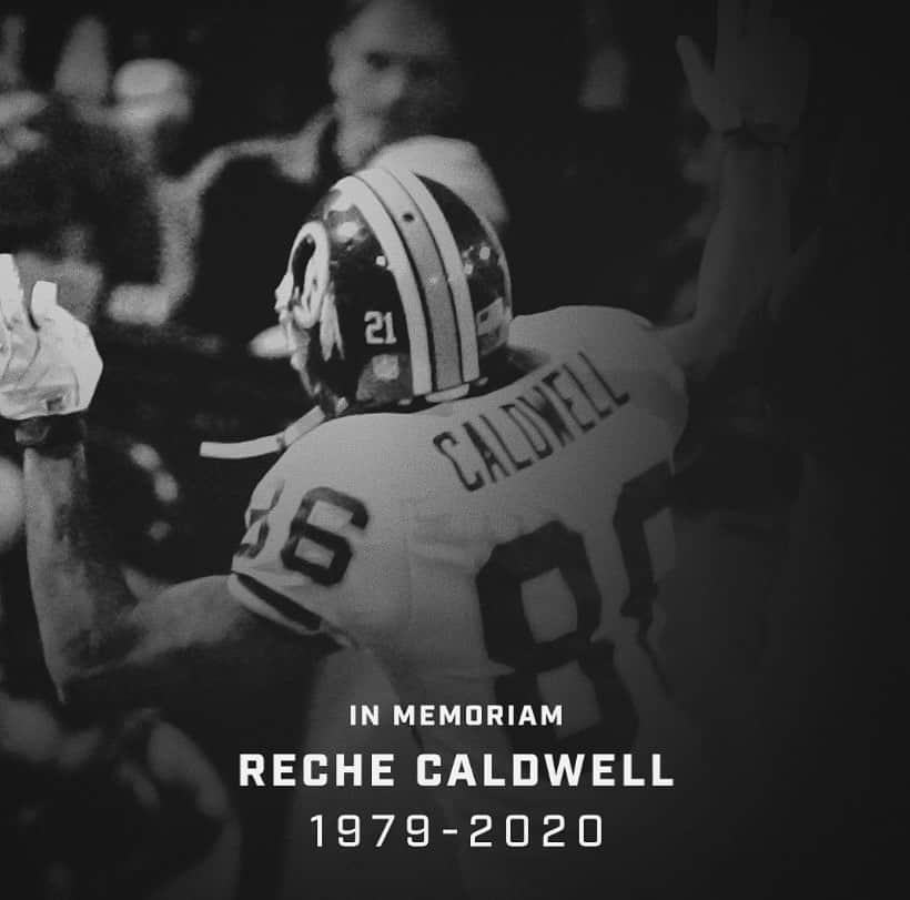 ワシントン・レッドスキンズさんのインスタグラム写真 - (ワシントン・レッドスキンズInstagram)「We are terribly saddened to hear of the passing of former Redskins WR Reche Caldwell.  Our thoughts and prayers go out to the Caldwell family along with all of Reche’s friends and teammates.」6月8日 3時14分 - commanders