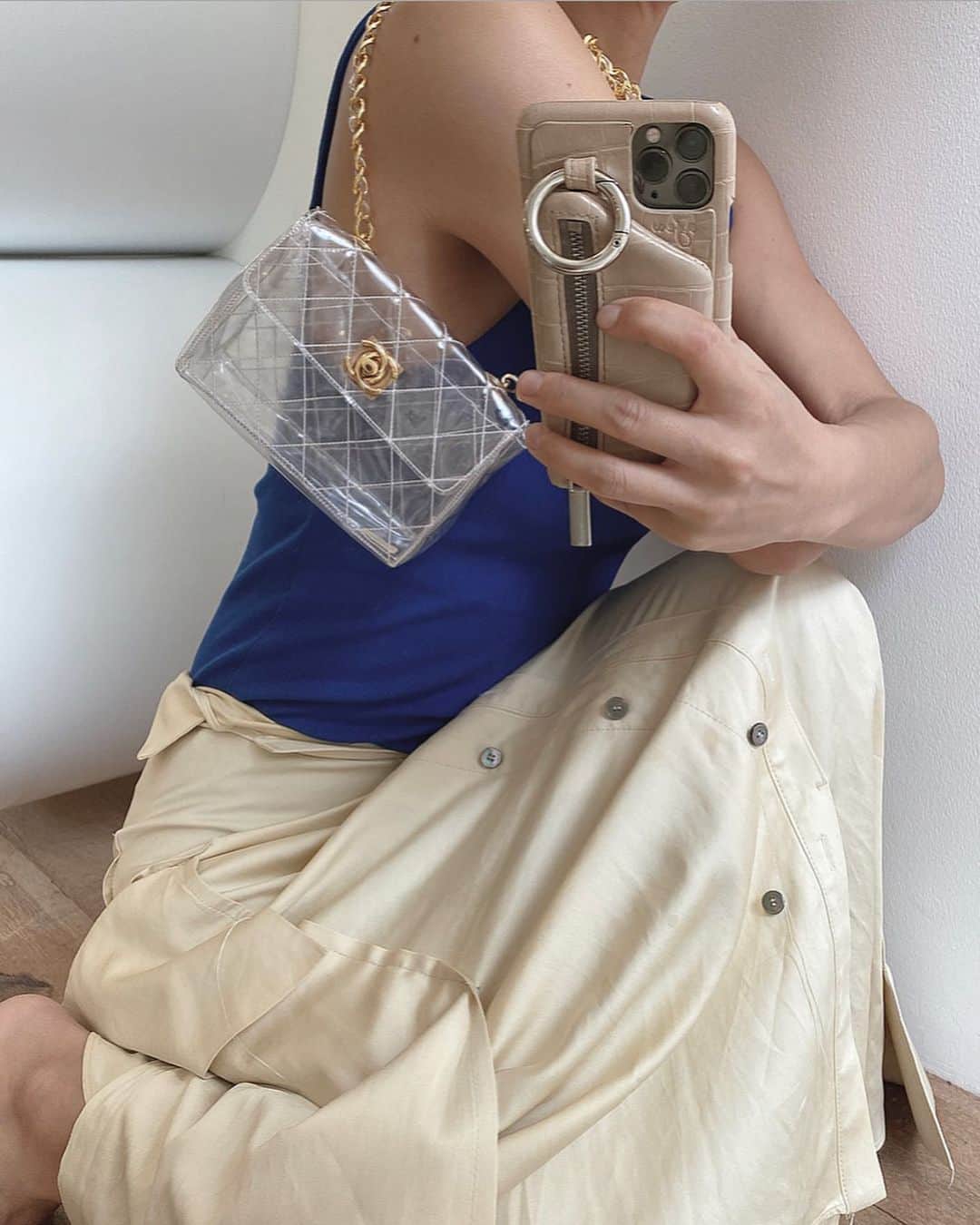 Ｈedyさんのインスタグラム写真 - (ＨedyInstagram)「【WEB掲載商品】 @icumioohama 着用商品﻿ CHANEL﻿ coco clear mini matelasse chain shoulder bag﻿ ﻿ @hedy_daikanyama  @hedy_worldwide  #vintage #vintageshop #hedy #hedy_japan #エディ #daikanyama #bag #fashion #accessory #chanel」6月8日 11時19分 - hedy_vintage