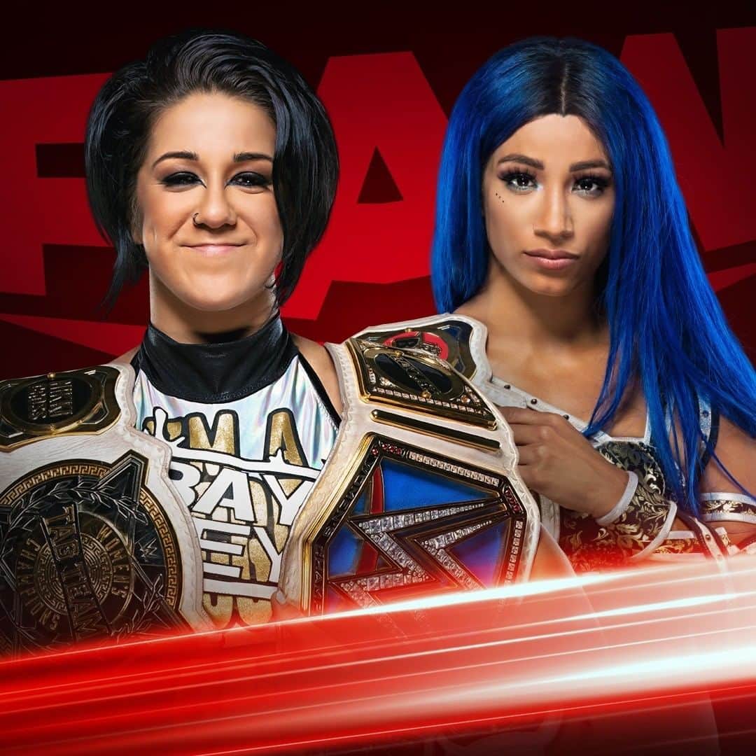 WWEさんのインスタグラム写真 - (WWEInstagram)「TOMORROW NIGHT: #WWERaw Women’s Champion @wwe_asuka and #TheQueen @charlottewwe collide, while @itsmebayley & @sashabankswwe bring their WWE Women’s Tag Title to the red brand! #MustBeMonday」6月8日 12時30分 - wwe