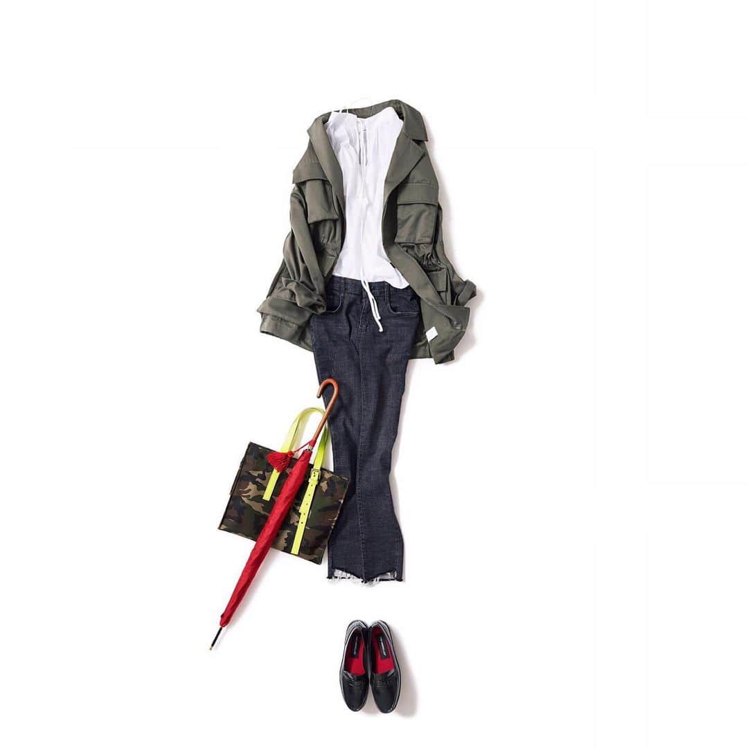 K.KSHOP_officialさんのインスタグラム写真 - (K.KSHOP_officialInstagram)「・ NEW♦️Coordinate ・ 2020-06-08 ・ ミリタリースイート@rain ・ outer : #couturedadam tops : #soft #fio  pants : #kj accessory : #hum bag : #noa shoes : #foxunbrellas other : #wakao ・ #kkcloset #kkshop #菊池京子 #kyokokikuchi  #コーデ  #code #style #fashion #コーディネート #ootd #wear #happy  #カジュアル #denim #傘 #military」6月8日 14時58分 - k.kshop_official